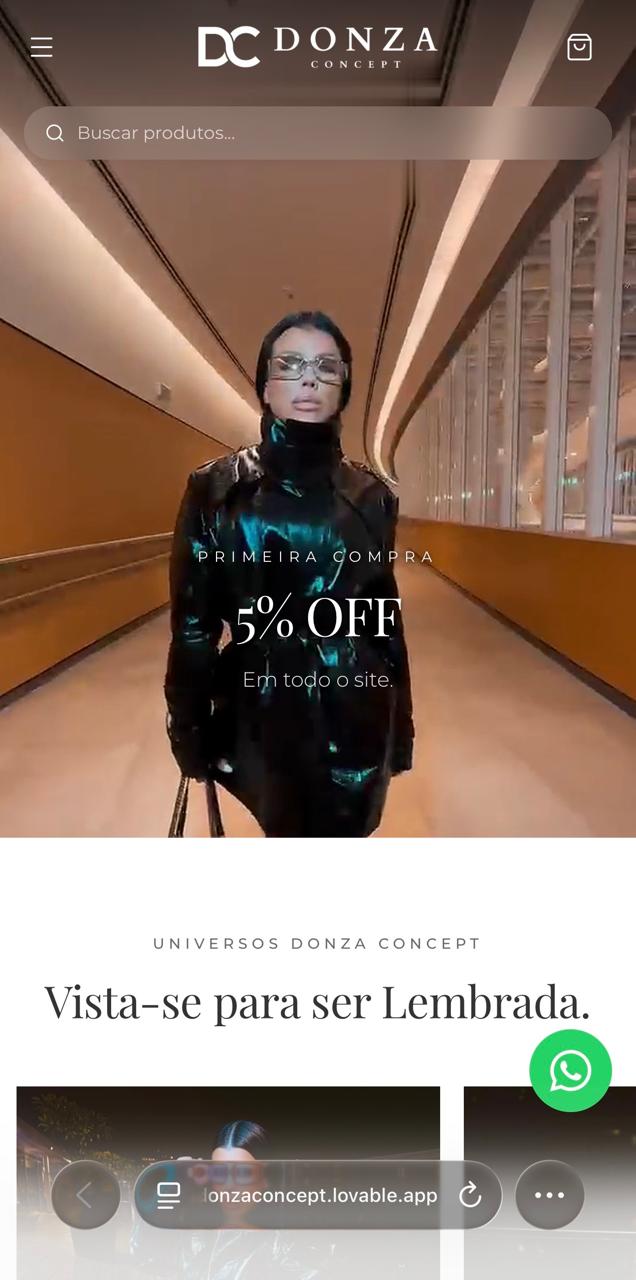 Donza Concept — E-commerce de Moda Feminina