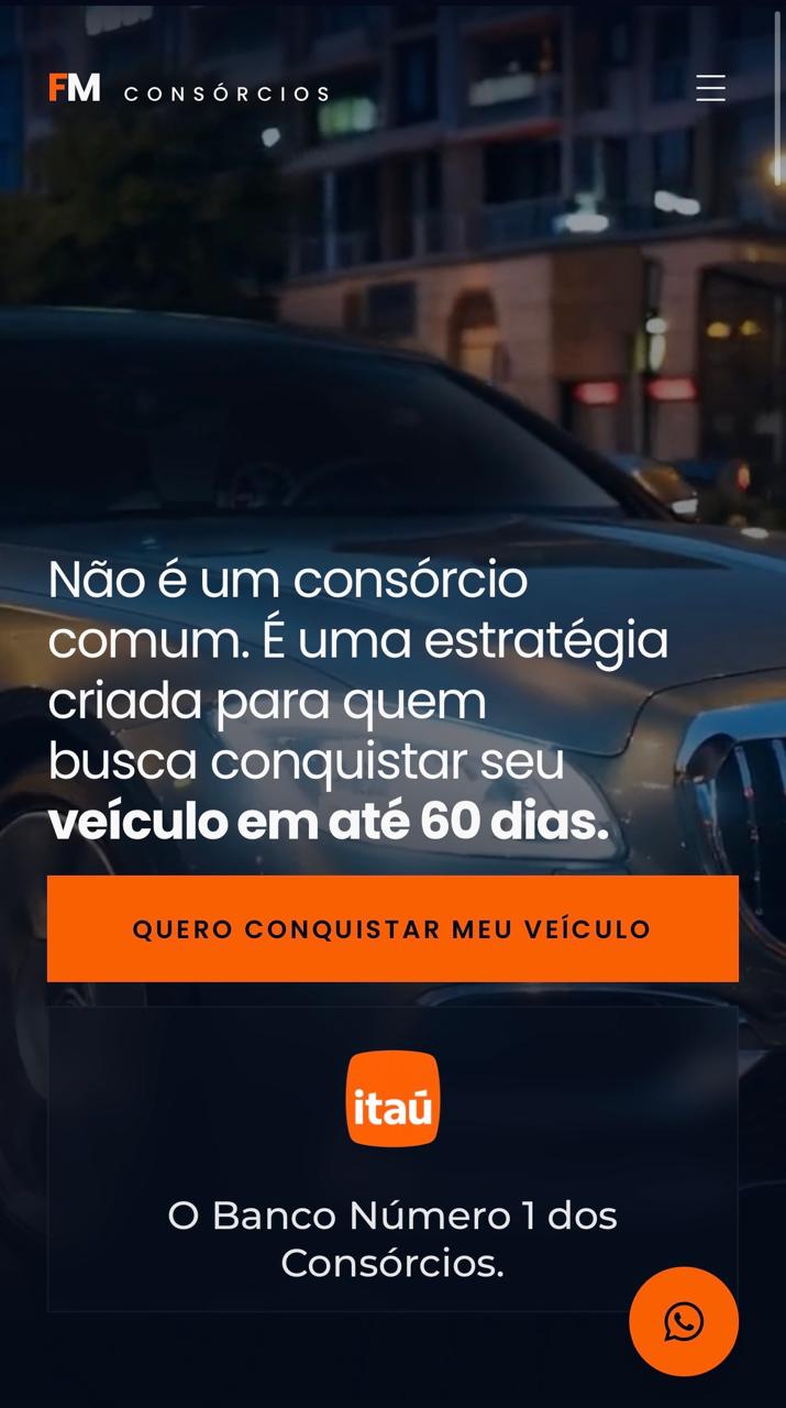 FM Consórcios — Landing Page de Conversão